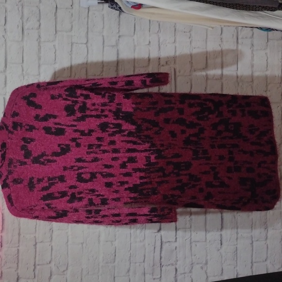 New Directions Pink and Black Cardigan NWT - Picture 6 of 6